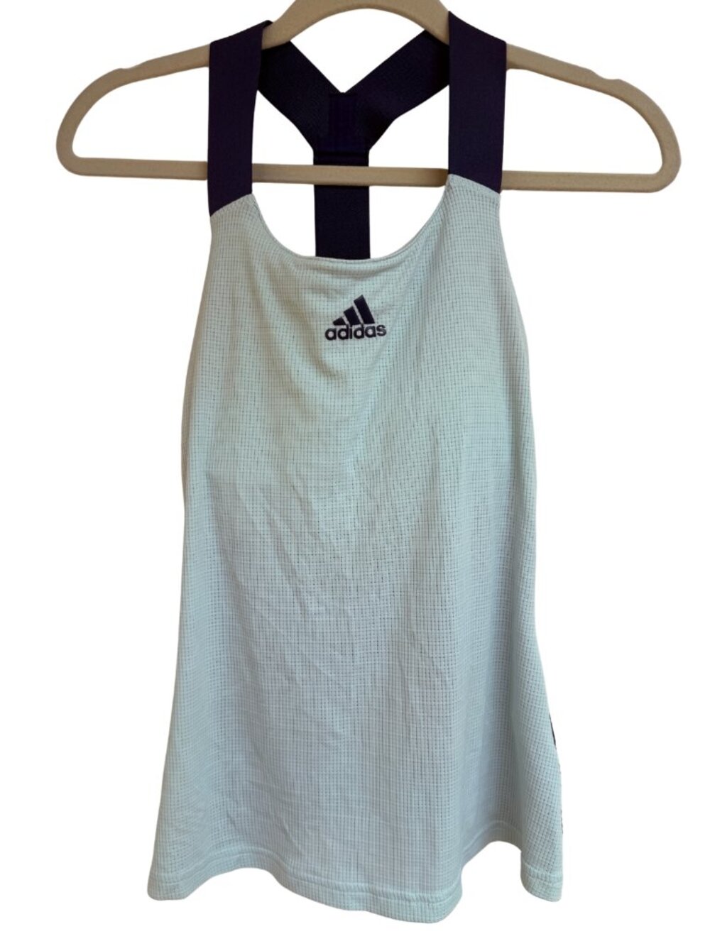 adidas HEAT.RDY Tennis Tank Mint Navy Built In Bra